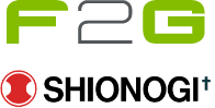 f2g & Shionogi Logos